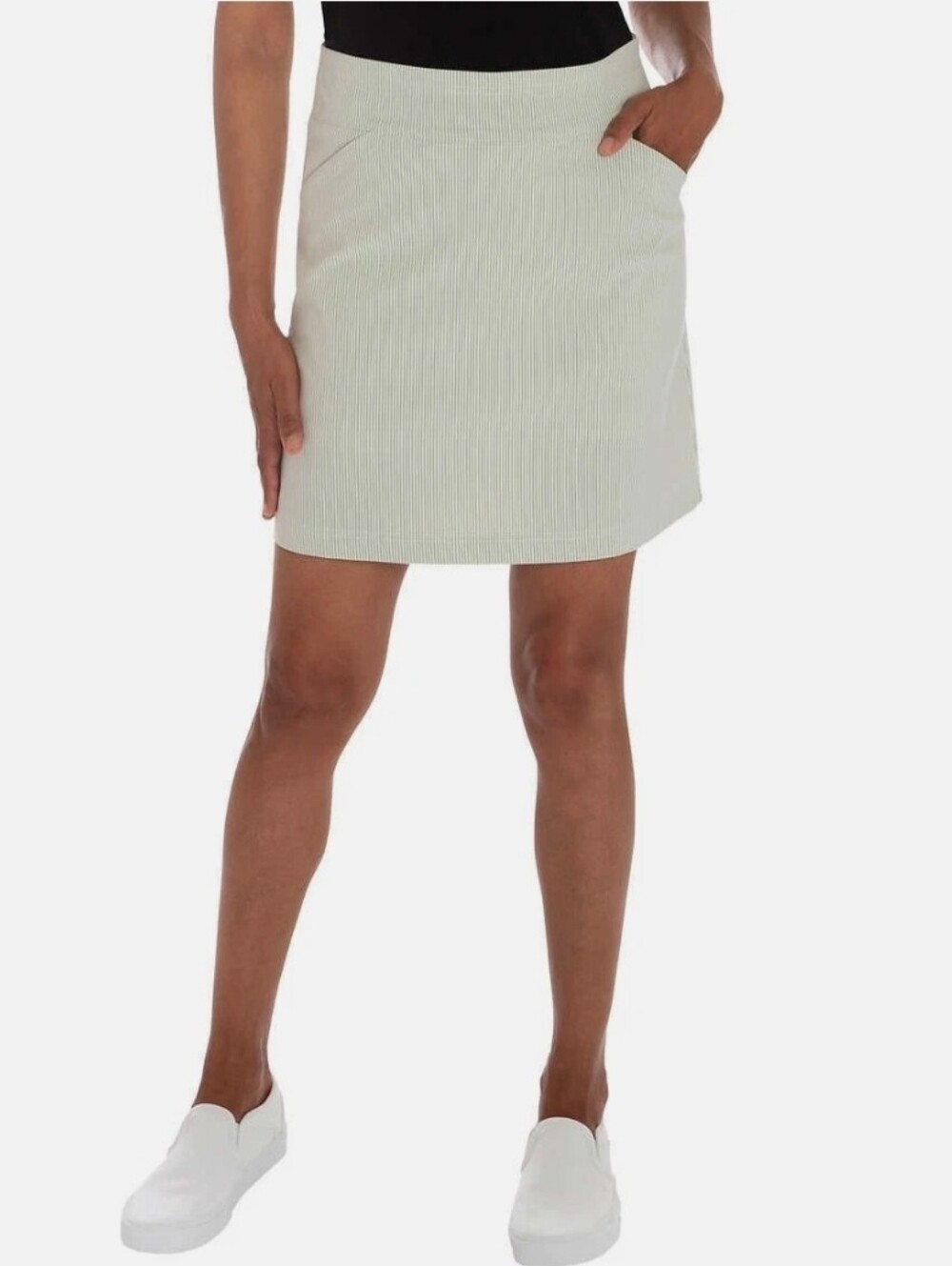 Mario Serrani Ladies' Tummy Control Skort Front Pockets, Green